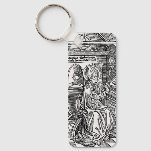 Porte-clés Saint Ambroise de Milan (Recto)