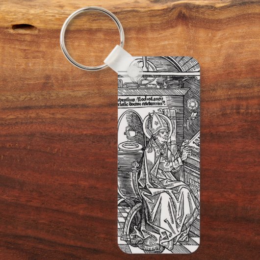 Porte-clés Saint Ambrose de Milan (Recto)