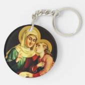 Porte-clés Saint Ann et Vierge Marie (Dos)
