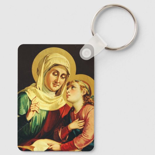 Porte-clés Saint Ann et Vierge Marie (Verso)