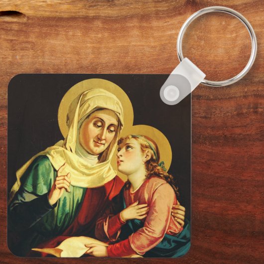 Porte-clés Saint Ann et Vierge Marie (Verso)