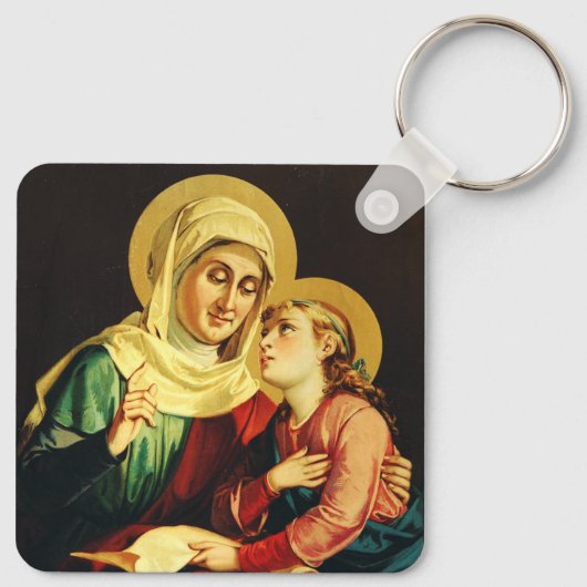 Porte-clés Saint Ann et Vierge Marie (Dos)
