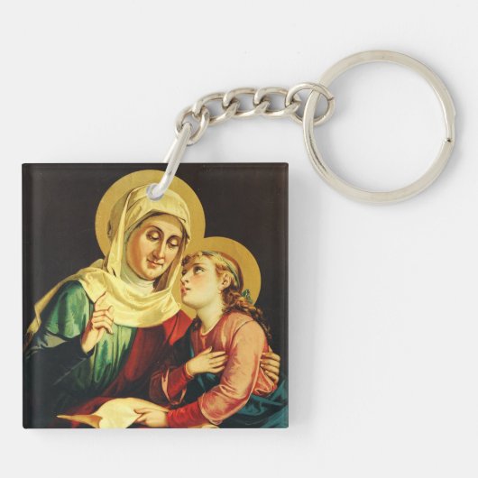 Porte-clés Saint Ann et Vierge Marie (Dos)