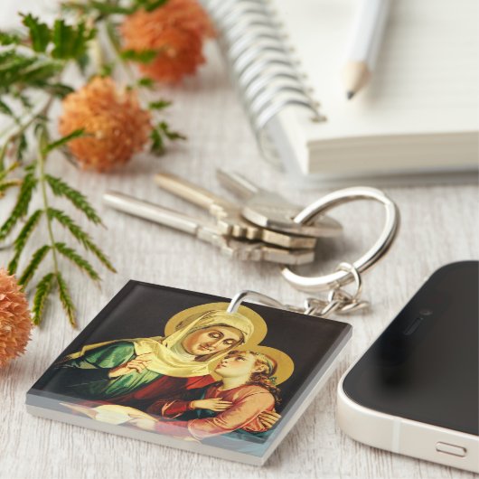 Porte-clés Saint Ann et Vierge Marie (Devant Droit)