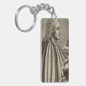 Porte-clés Saint Anselme de Canterbury Docteur de l'Église (Devant gauche)