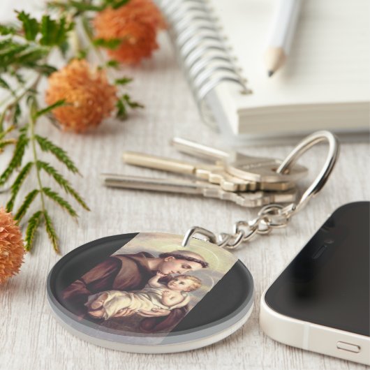 Porte-clés Saint Antoine de Padoue (Devant Droit)