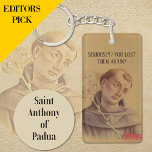 Porte-clés Saint Antoine de Padoue<br><div class="desc">Gardez vos clés (et votre sens de l'humour) proches de ce porte - clé spirituel de Saint Antoine de Padoue catholique avec la phrase : "Sérieusement ? Tu les as encore perdus ?" Conçu pour ceux d'entre nous qui n'ont jamais l'air de trouver nos clés, cet accessoire léger honore la...</div>