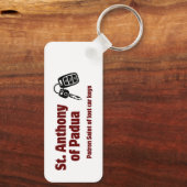 Porte-clés Saint Antoine de Padoue (Verso)