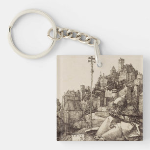 Porte-clés Saint Antoine lisant par Albrecht Dürer