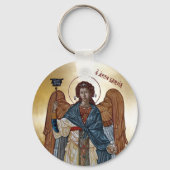 Porte-clés Saint Archange Michael et Gabriel (Recto)