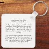 Porte-clés Saint Augustin et Saint Monica (Verso)