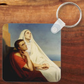 Porte-clés Saint Augustin et Sainte Monique (Verso)