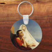 Porte-clés Saint Augustin et Sainte Monique (Recto)