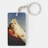 Porte-clés Saint Augustin et Sainte Monique (Dos)