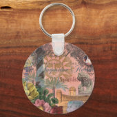 Porte-clés saint augustine florida voyage art antique (Recto)