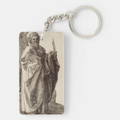 Porte-clés Saint Barthélemy l'Apôtre Beaux-Arts (Dos)