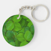 Porte-clés Saint Basil Tulsi Green Mint Feuilles (Dos)