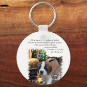 Porte-clés Saint Bernard Art Cadeaux (Recto)