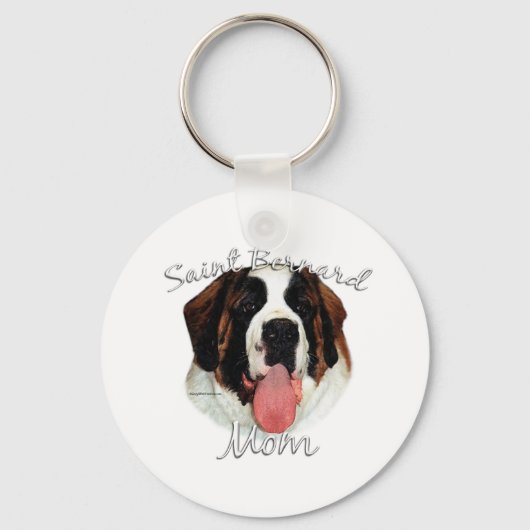 Porte-clés Saint Bernard (brut) Maman 2 (Recto)