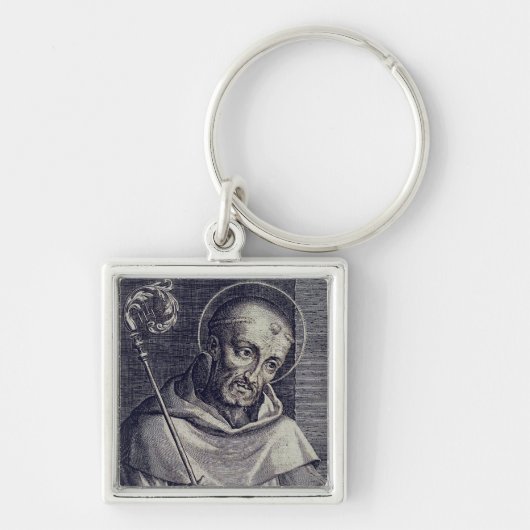 Porte-clés Saint Bernard de Clairvaux Docteur melliflu (Devant)