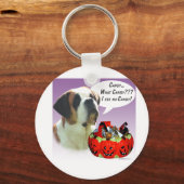 Porte-clés Saint Bernard Halloween Candy (Recto)
