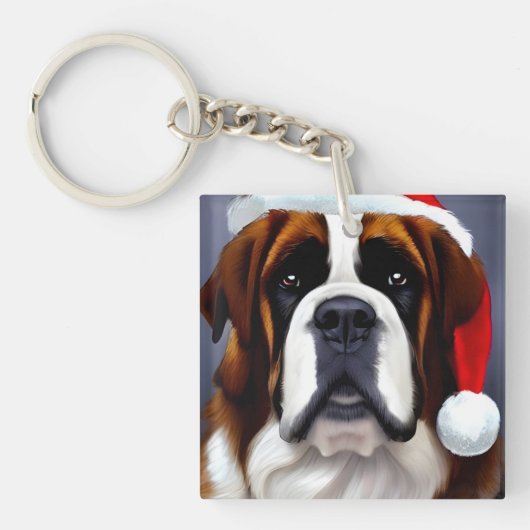 Porte-clés Saint Bernard Noël (Devant)