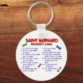 Porte-clés SAINT BERNARD Propriété Lois 2 (Recto)