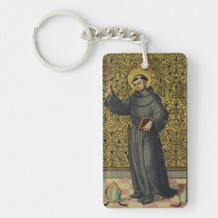 Porte-clés Saint Bernardin de Sienne Art de style Renaissance