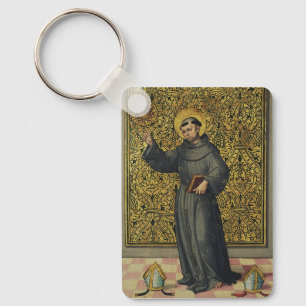 Porte-clés Saint Bernardin de Sienne Art de style Renaissance