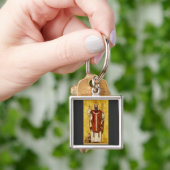 Porte-clés Saint Boniface de Mayence - Patron des éducateurs (main)