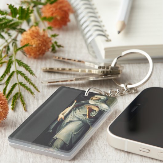 Porte-clés Saint Bridget de Suède (Devant droit)