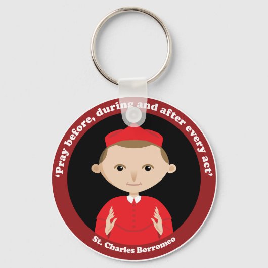 Porte-clés Saint Charles Borromeo (Recto)