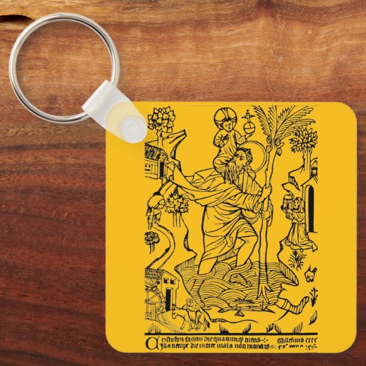 Porte-clés Saint Christopher (Recto)