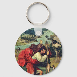 Porte-clés Saint Christopher. Par Hieronymus Bosch