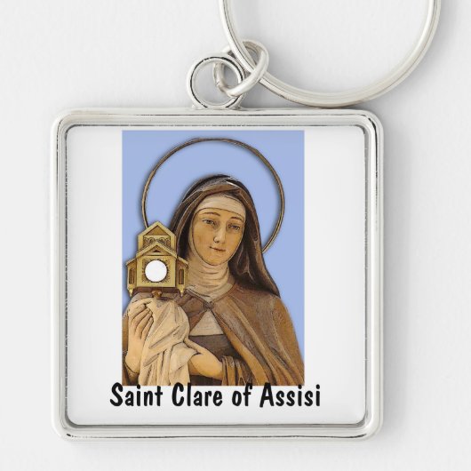 Porte-clés Saint Clare d'Assise (Devant)