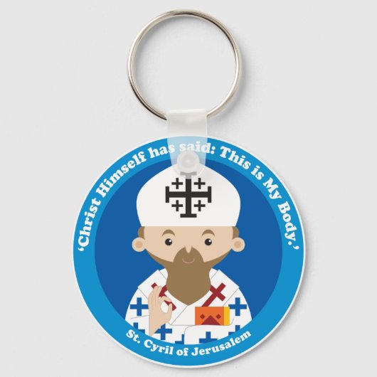 Porte-clés Saint Cyrille de Jérusalem (Recto)
