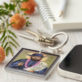 Porte-clés Saint Damien le léper (Devant Droit)