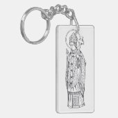 Porte-clés Saint Deiniol Abbé et évêque (Devant gauche)