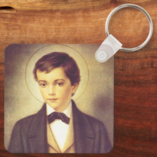 Porte-clés Saint Dominic Savio étudiant de John Bosco (Verso)