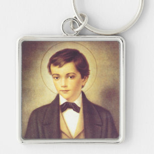 Porte-clés Saint Dominic Savio étudiant de John Bosco