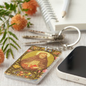 Porte-clés Saint Dominique de Guzman (PL 02) (Devant droit)