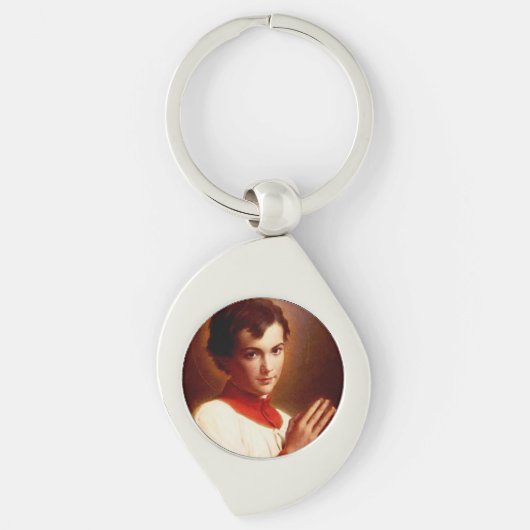 Porte-clés Saint Dominique Savio (Devant)