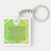 Porte-clés Saint Dulce of the poor souvenir (Dos)