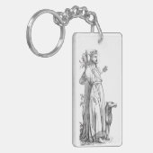 Porte-clés Saint Edmund le Martyr Roi des Angles de l'Est (Devant gauche)