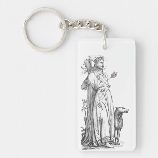 Porte-clés Saint Edmund le Martyr Roi des Angles de l'Est (Devant)
