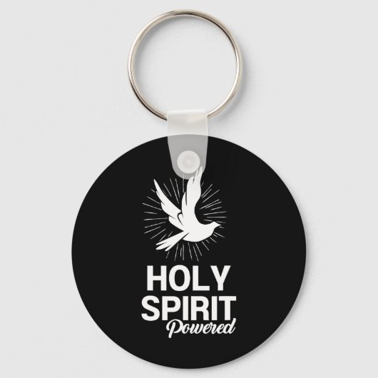 Porte-clés Saint Esprit Dove Powered Dons Chrétiens Pour Homm (Recto)