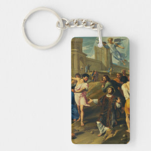 Porte-clés Saint Étienne le Protomartyr Iconographie d'art fi