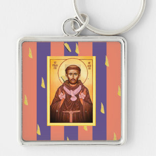 Porte-clés Saint François d'Assise