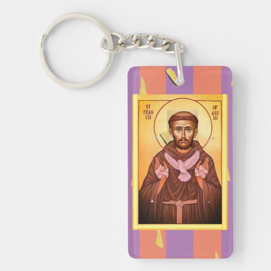 Porte-clés Saint François d'Assise (Devant)