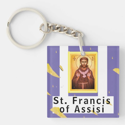 Porte-clés Saint François d'Assise (Devant)